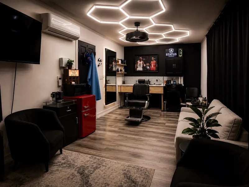 The studio floor